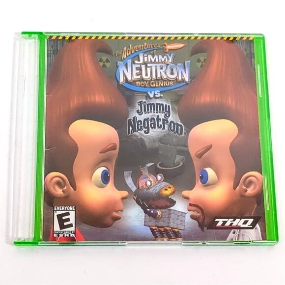 Jimmy Neutron vs Jimmy Negatron PC CD-ROM THQ Nickelodeon 2002 Used Good Game - Picture 1 of 4